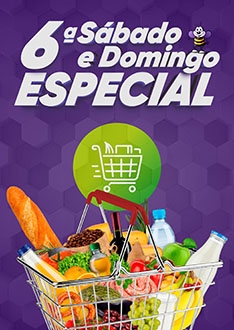 Banner 6ª Feira, Sábados e Domingos