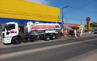 Sanitização de ambientes supermercadistas