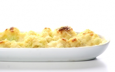 Couve-flor gratinada para dois